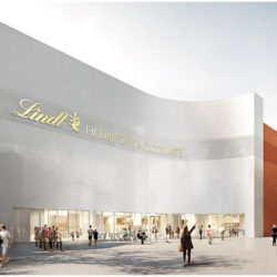 Eiffage is building the world’s tallest chocolate fountain for Lindt & Sprüngli in „Lindt Home of Chocolate” outside Zurich