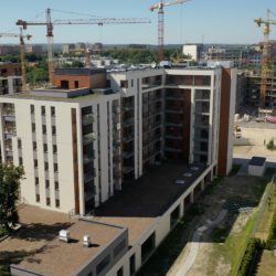 Zakończenie prac przy budynku A1 na osiedlu „Nowa 5 Dzielnica” w Krakowie